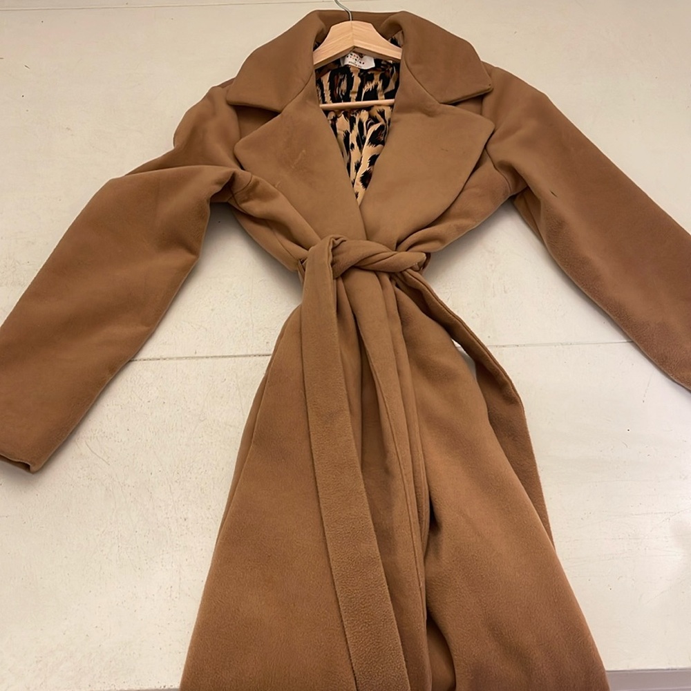 Light Brown warm coat.